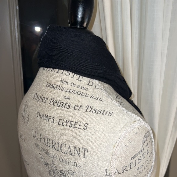 Black fringe bottom neck scarf womens shawl ladies outerwear wrap accessory​​ - Picture 5 of 6